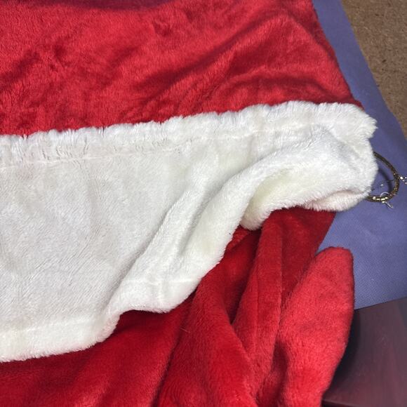 Vintage PEPSI COLA Soda RED CHRISTMAS SANTA GIFT BAG HUGE 32" X 24" Plush J5 - Picture 7 of 9